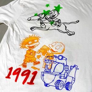 NEW Nickelodeon Rugrats 1991 Tee shirt size L